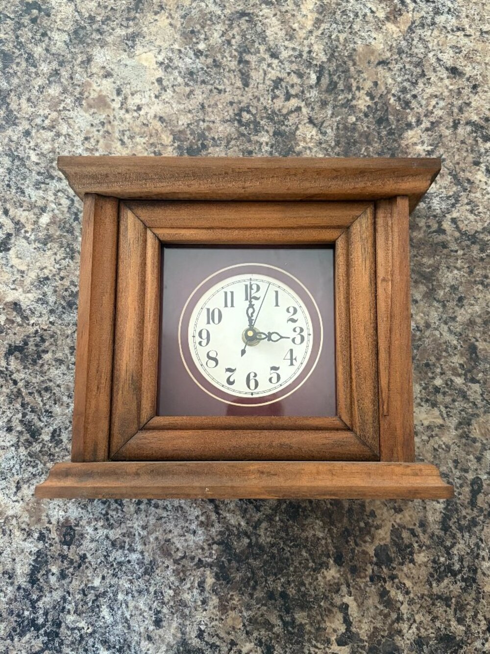Noel Woodcraft Wooden Clock